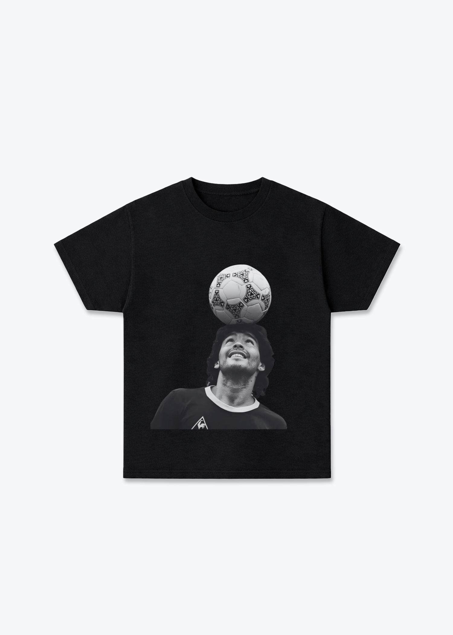Mano de Dios Shirt - Black Front (Designed)