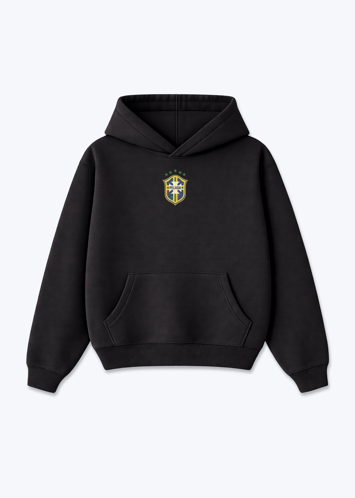 Brazil Hoodie - Black Front (Designed)