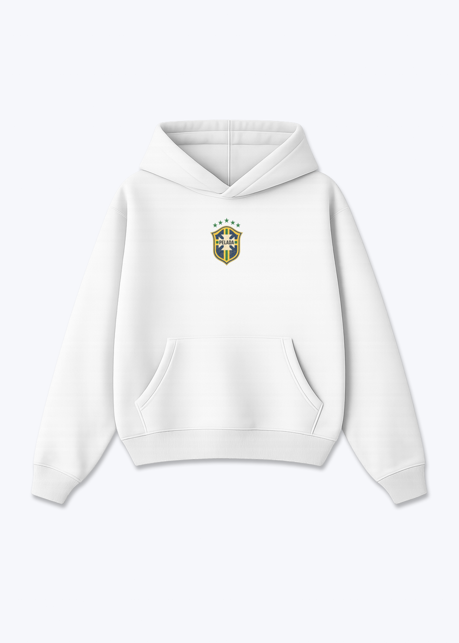 Brazil Hoodie - White Front (Designed)