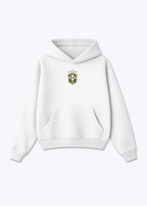 Brazil Hoodie - White Front (Designed)