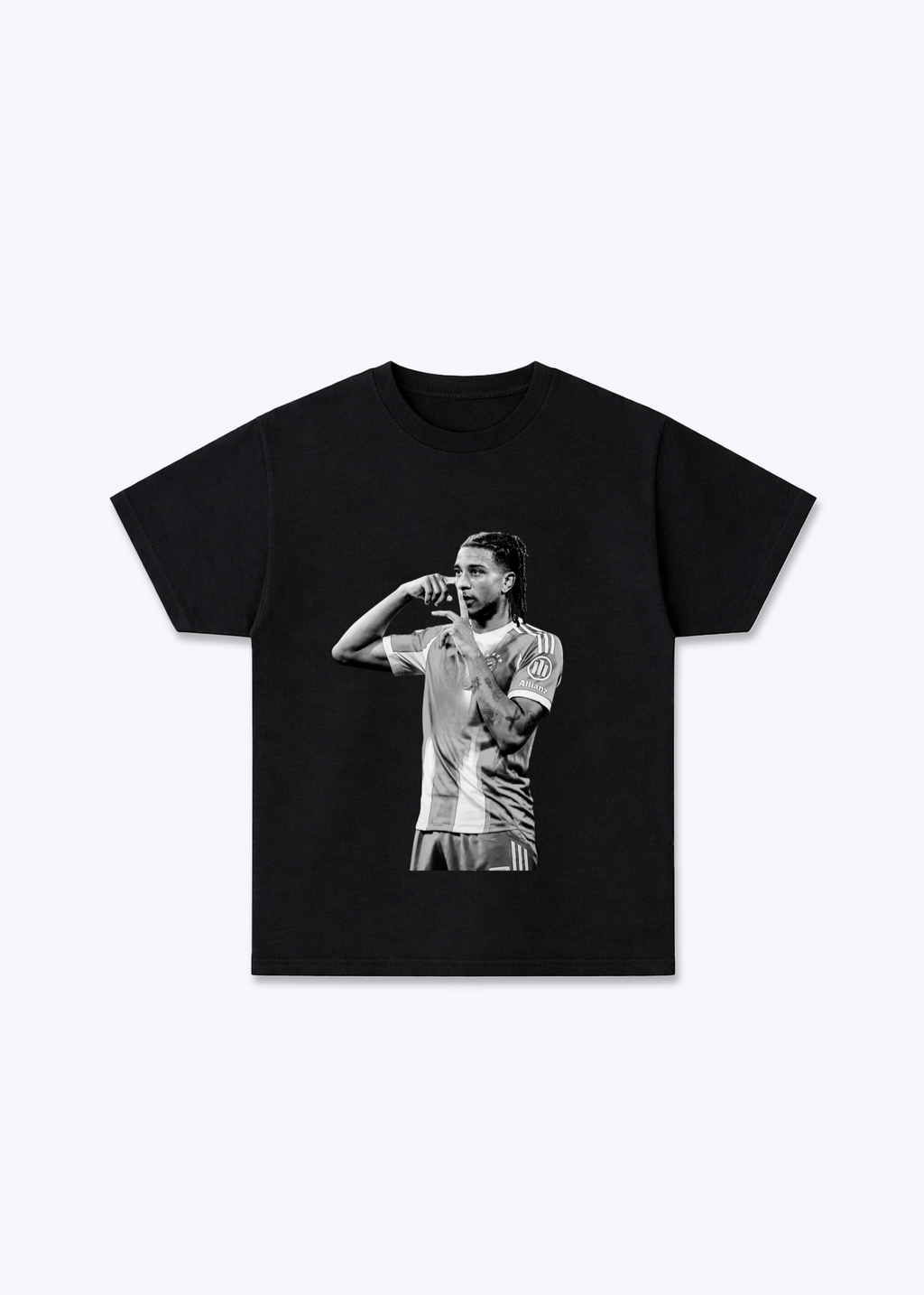 MR. NONCHALANT SHIRT - Black Front (Designed)
