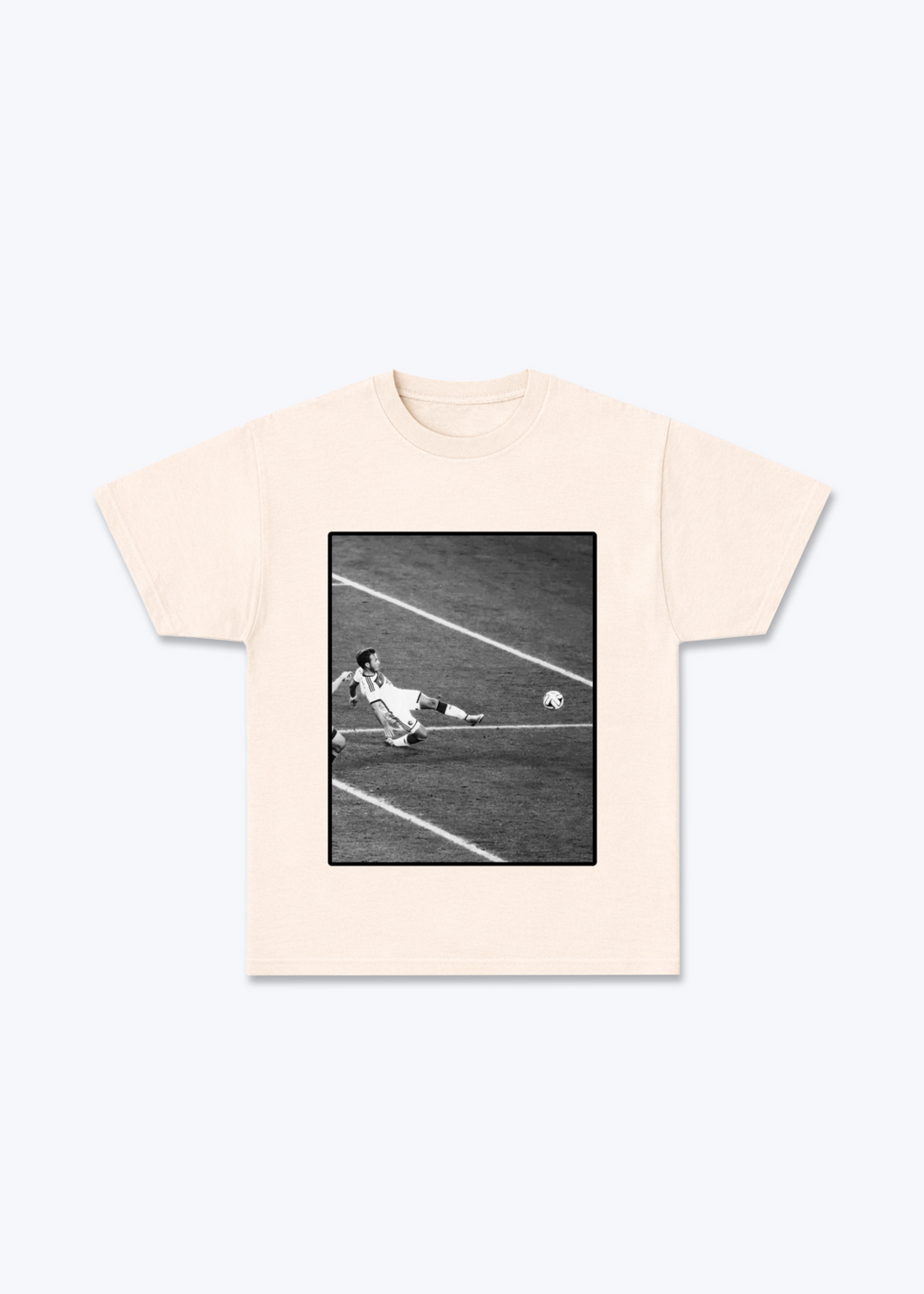 FINAL GOAL SHIRT - Beige Front (Designed)