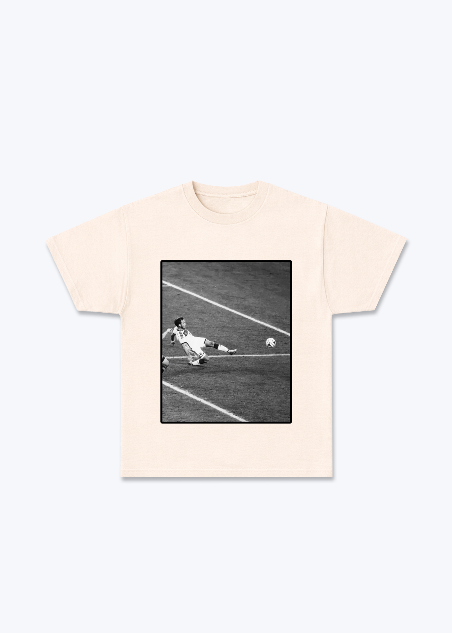 FINAL GOAL SHIRT - Beige Front (Designed)
