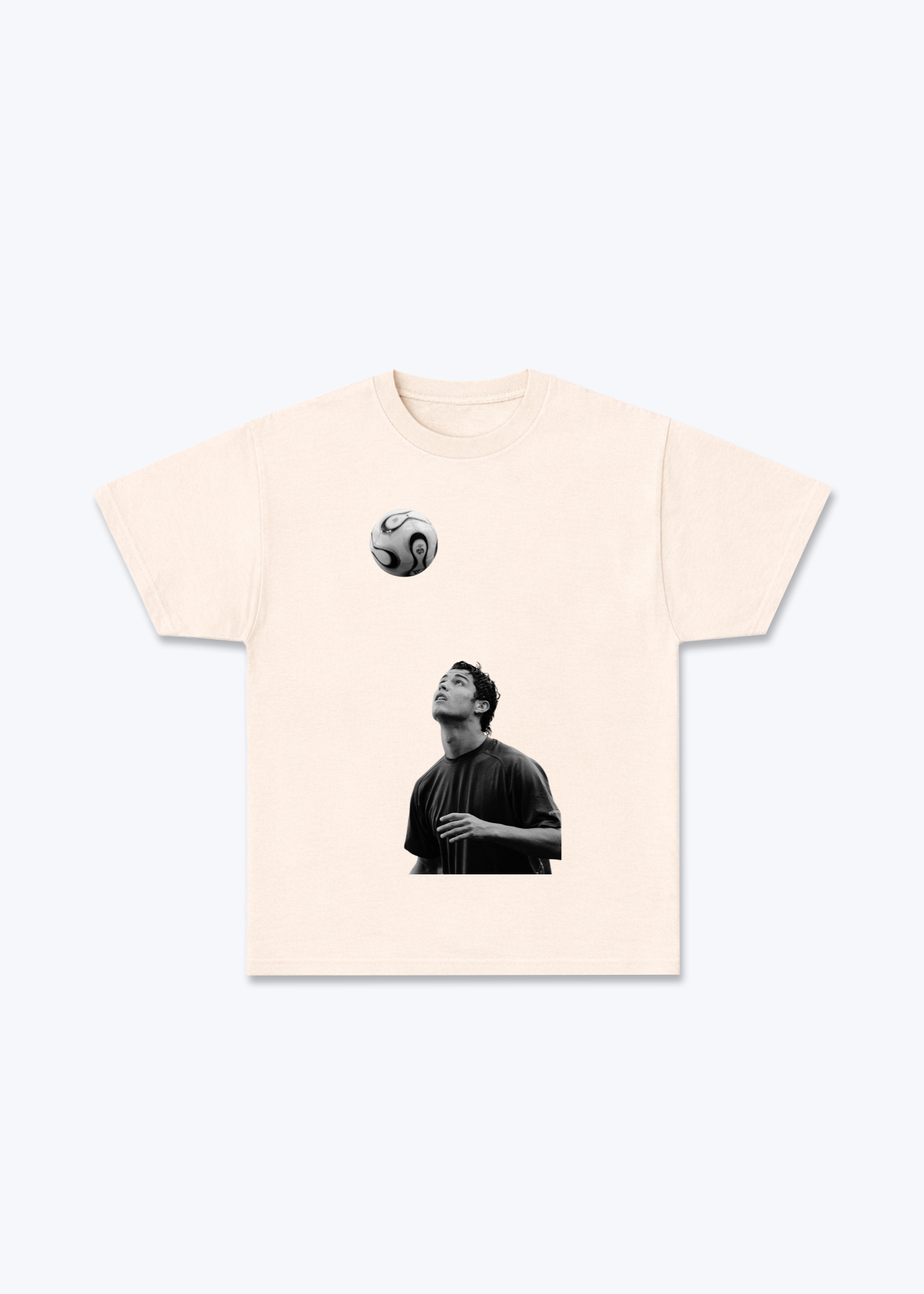 GOAT SHIRT - Beige Front (Designed)