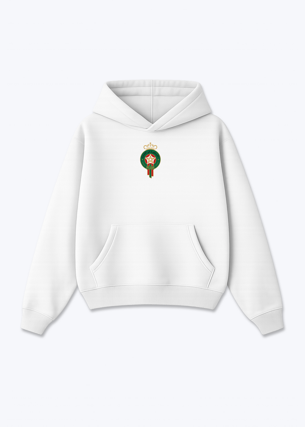 MAROCCO HOODIE - White Front (Designed)