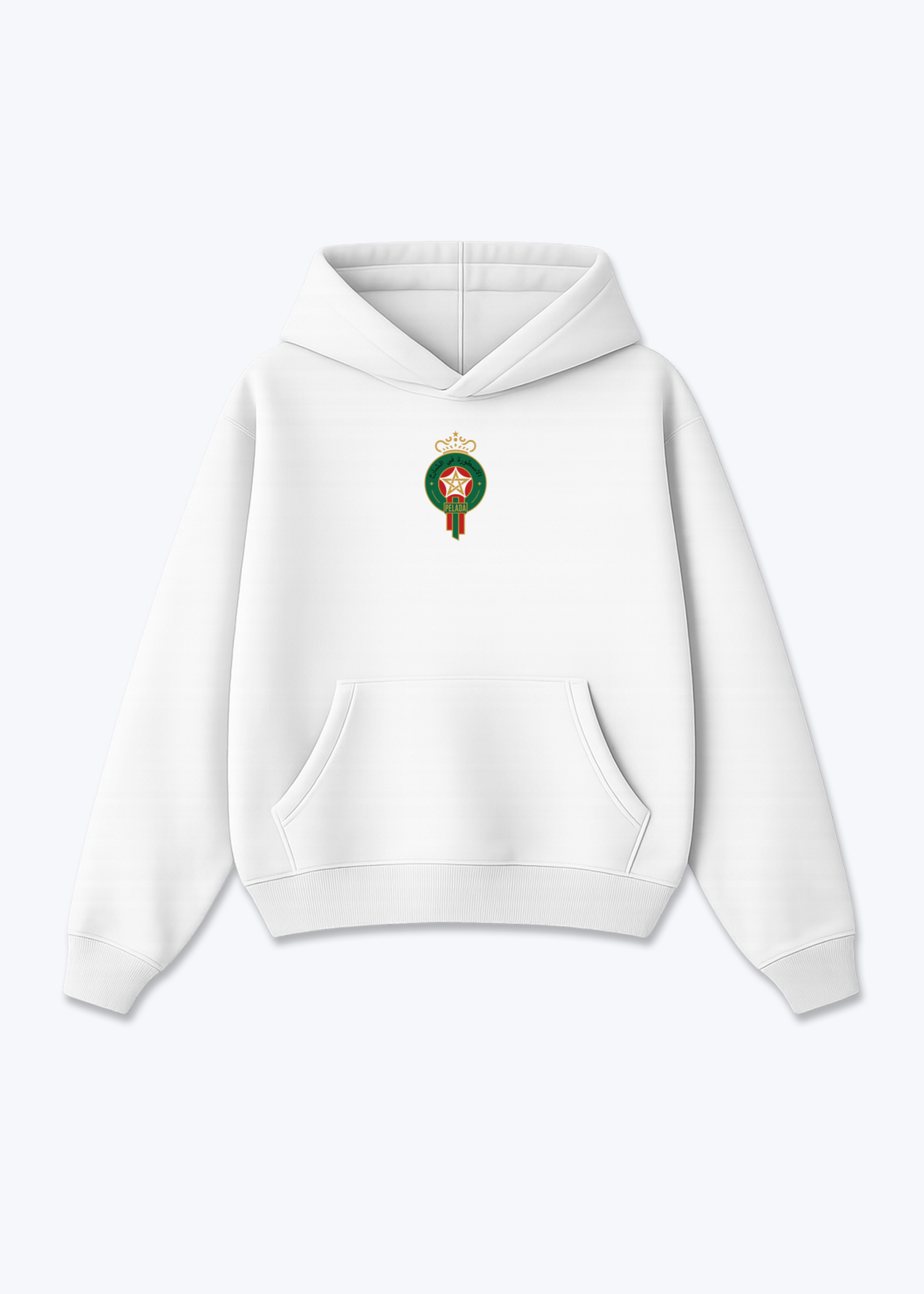 MAROCCO HOODIE - White Front (Designed)