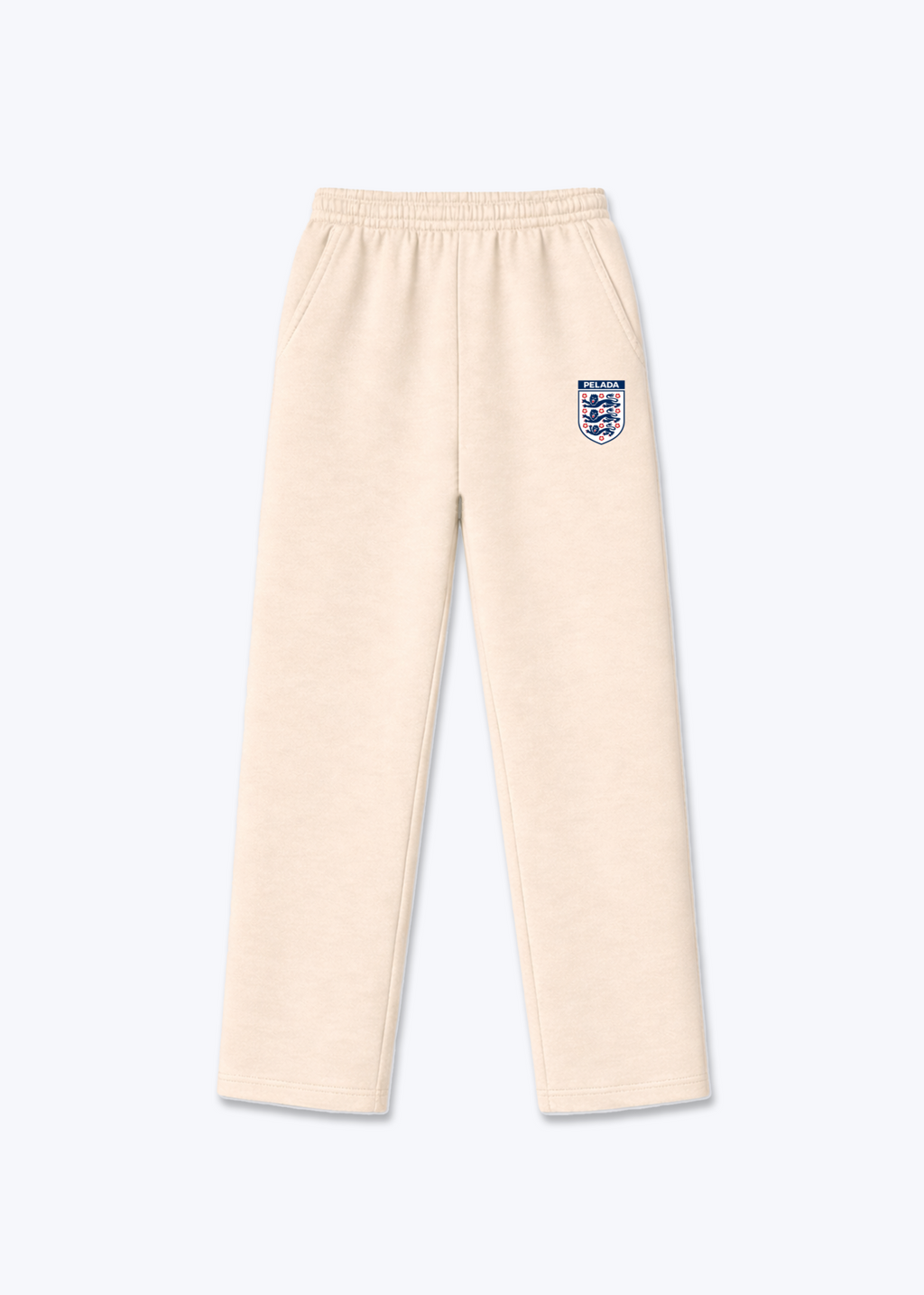 ENGLAND OPEN LEG JOGGER - Beige Front (Designed)