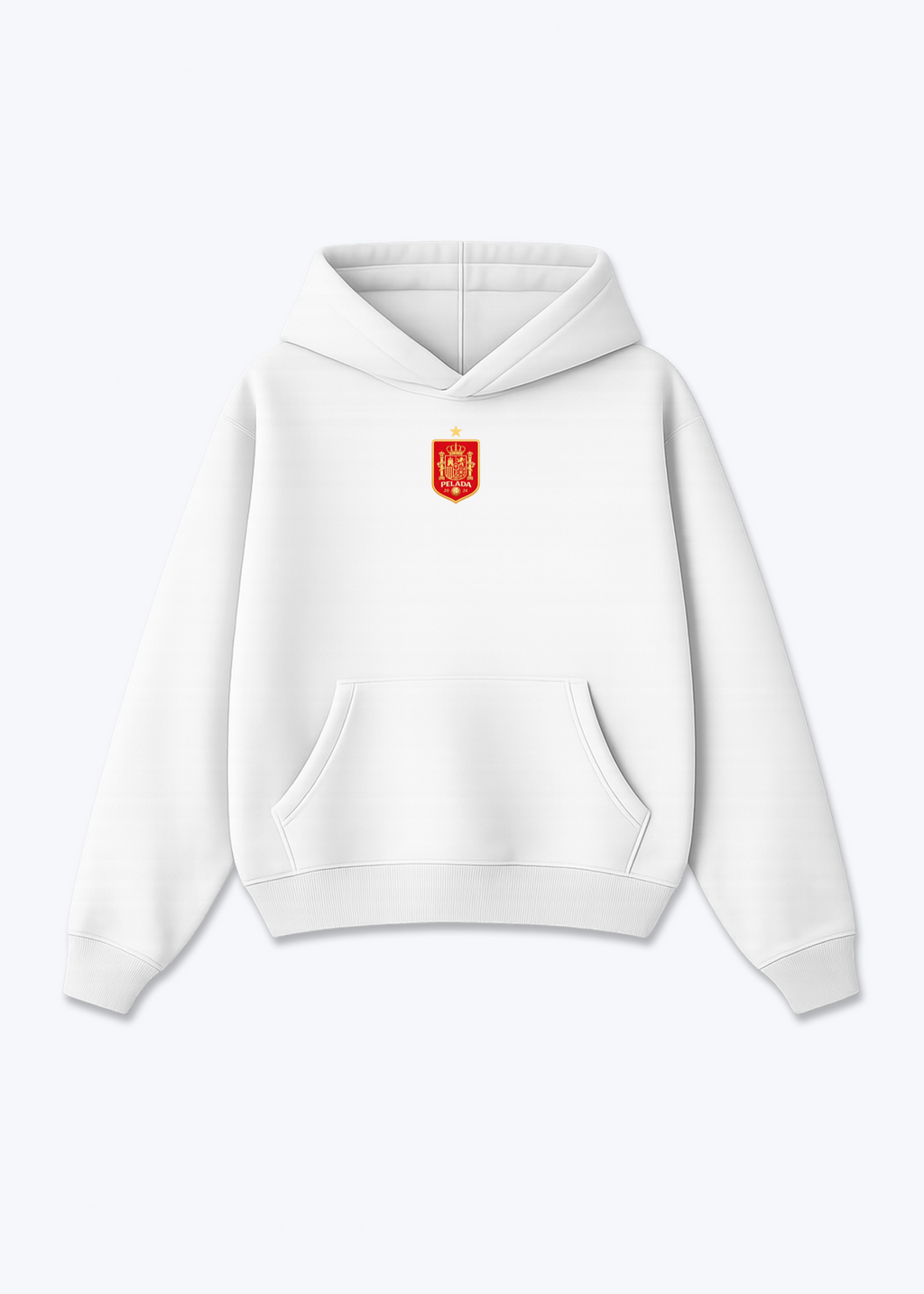SPAIN HOODIE - White Front (Designed)