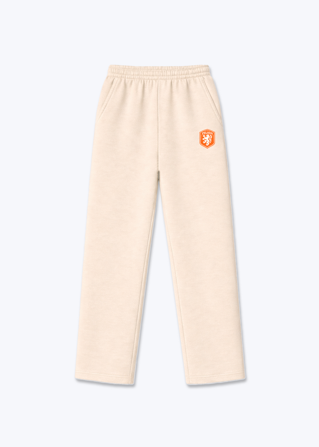 NETHERLANDS HOODIE - Beige Front (Designed)