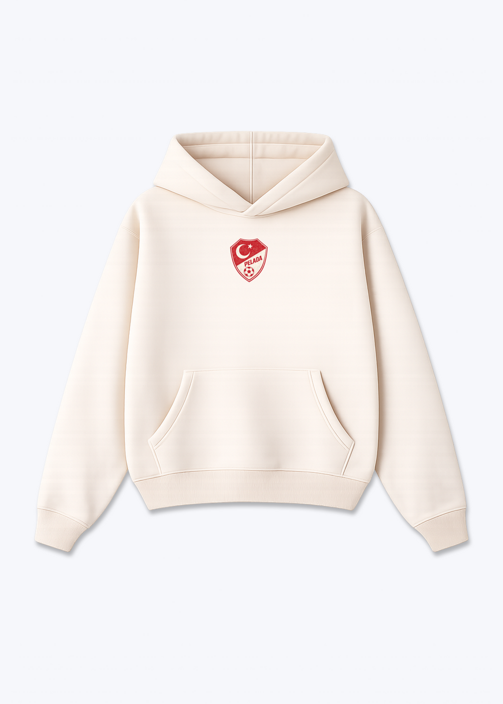 TURKIYE HOODIE - Beige Front (Designed)