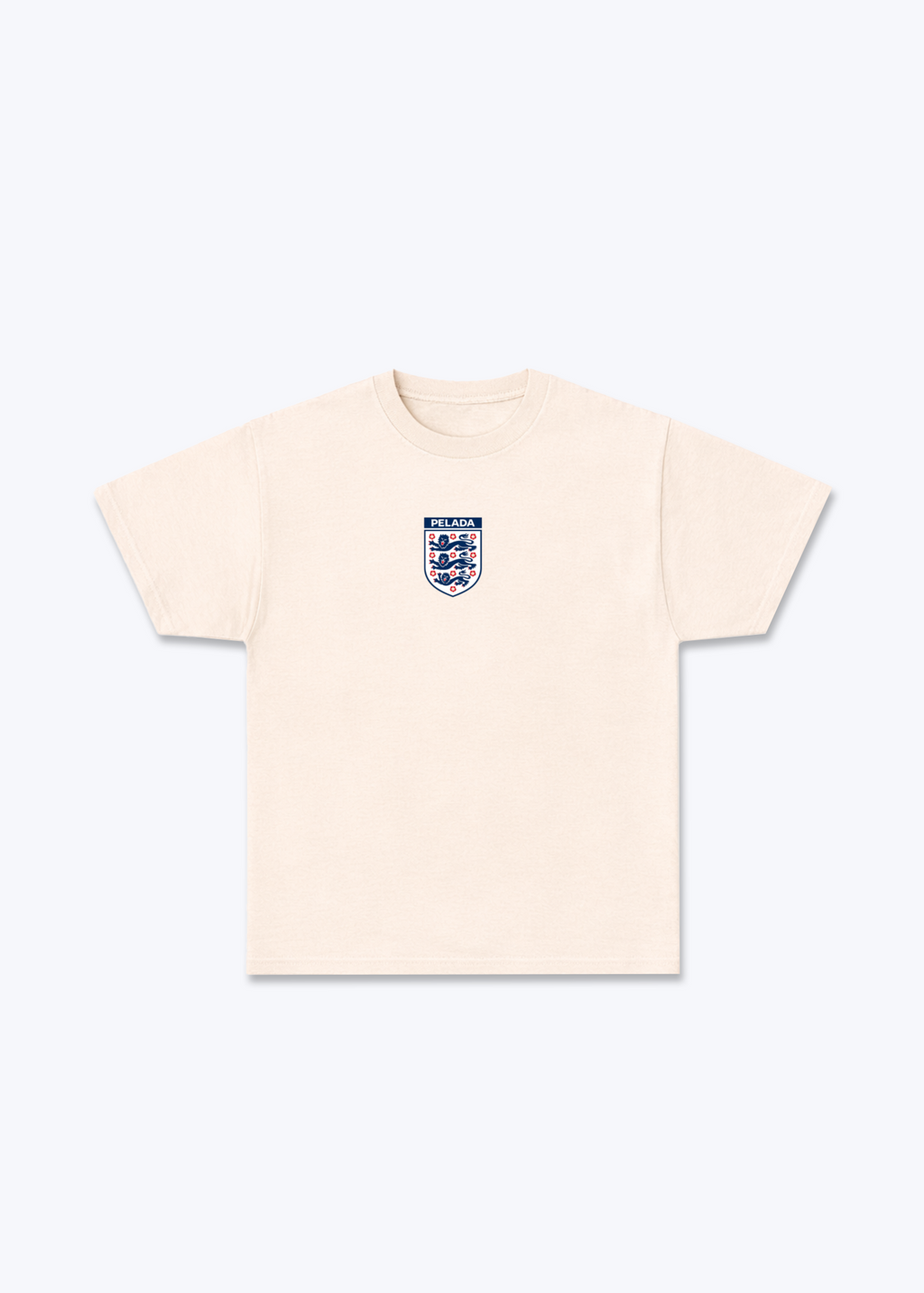 ENGLAND SHIRT - Beige Front (Designed)