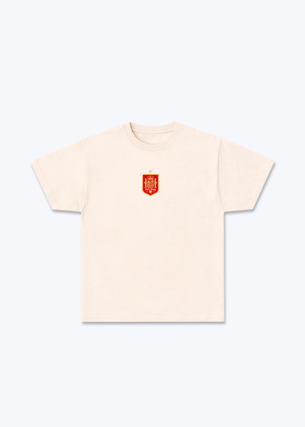 SPAIN SHIRT - Beige Front (Designed)