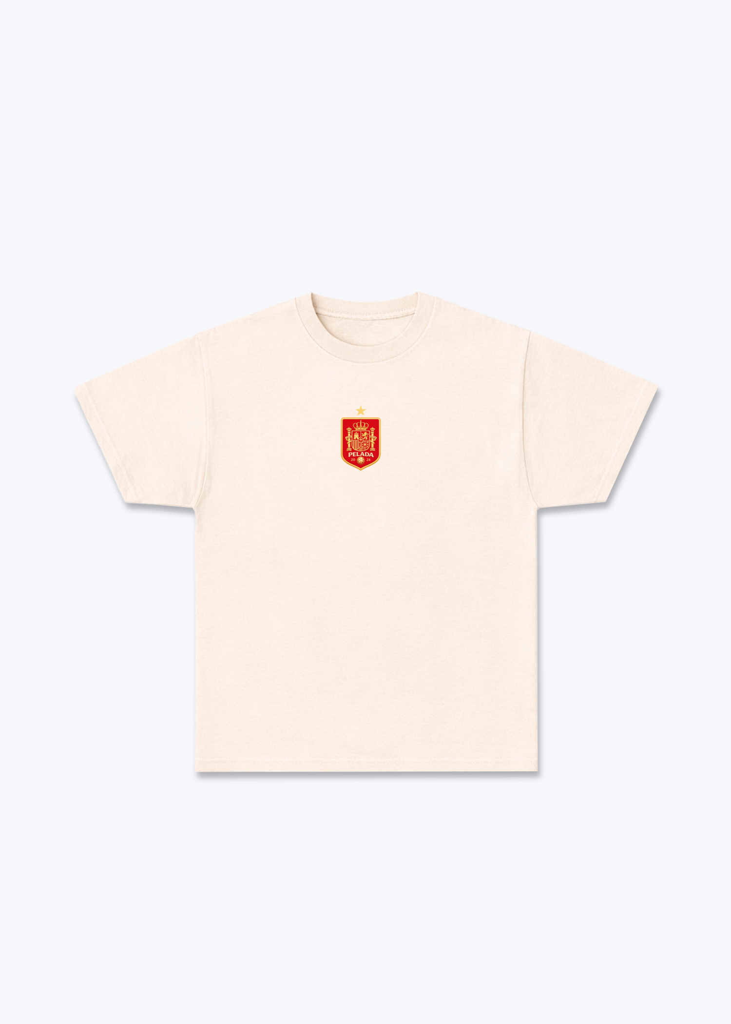 SPAIN SHIRT - Beige Front (Designed)